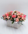 Композиция №50 из роз и статицы